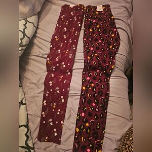 New juniors size 16/18 Justice leggings 2 total